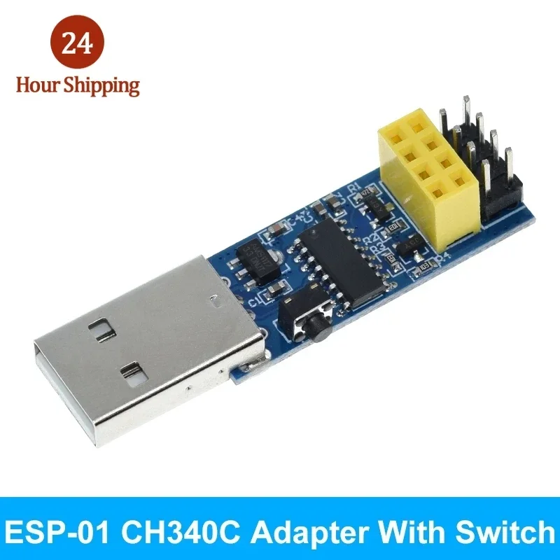 CH340G CP2104 USB To ESP8266 ESP-01 ESP-01S WIFI Module Programmer Adapter Download Debug Link Kit for Arduino LINK v1.0 CH9102F