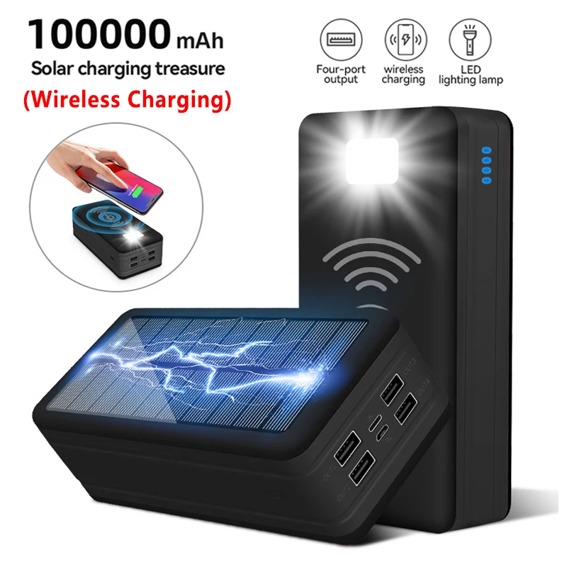 Solar Power Bank 100000mAh 1