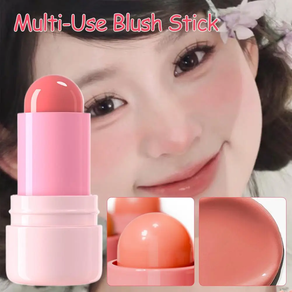 9Colors Blusher Stick Długotrwały Wodoodporny Matowy Uniwersalny Sztyft do Policzków Żelowy Tint do Ust Makijaż Róż do Policzków Matowy Cień do Powiek Kontur W3W6