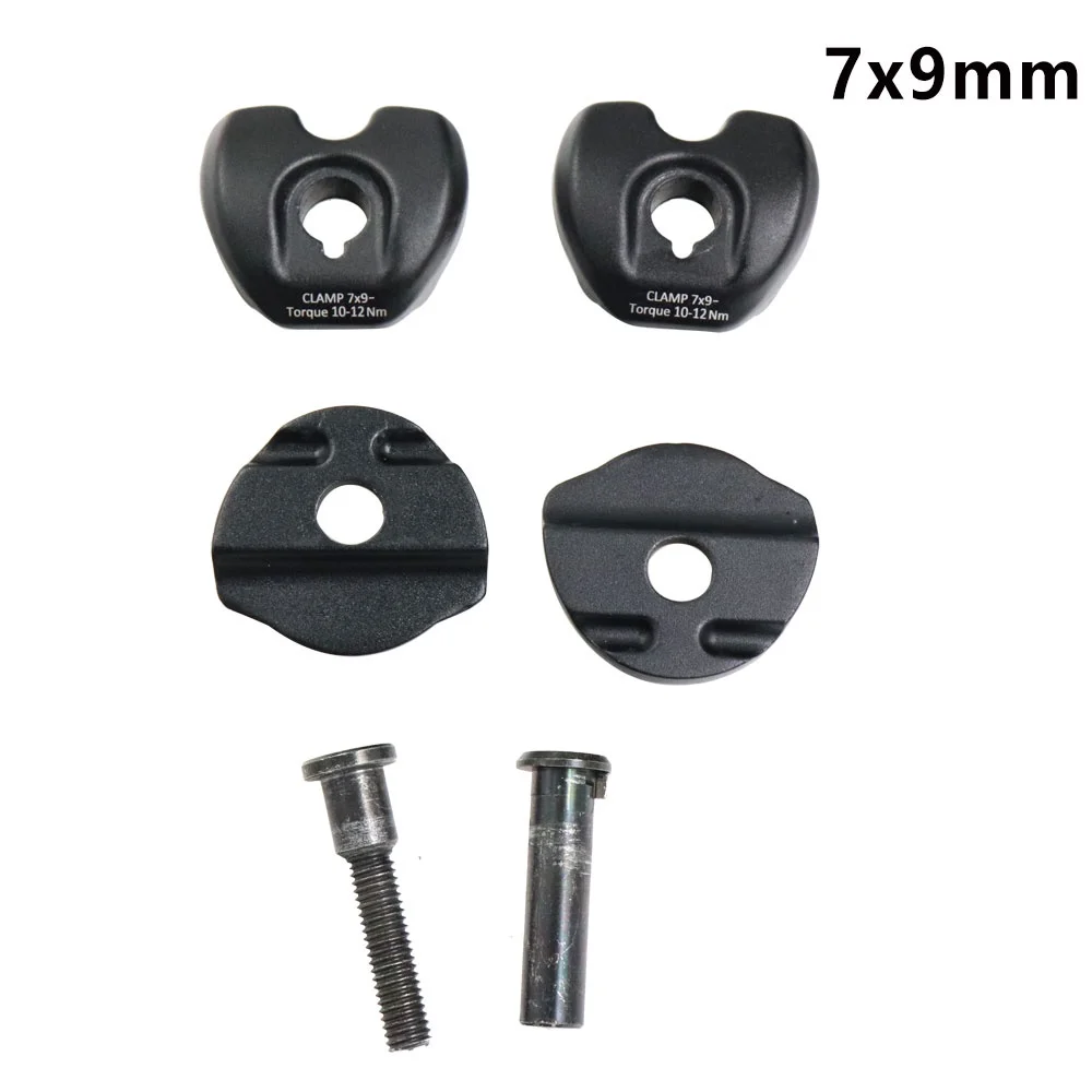 KOCEVLO Für Carbon-Sattelstützen Aluminium-Clips 7x7 7x9mm Ovale/Runde Klemmen Sattelstützen-Zubehör – Detail 8