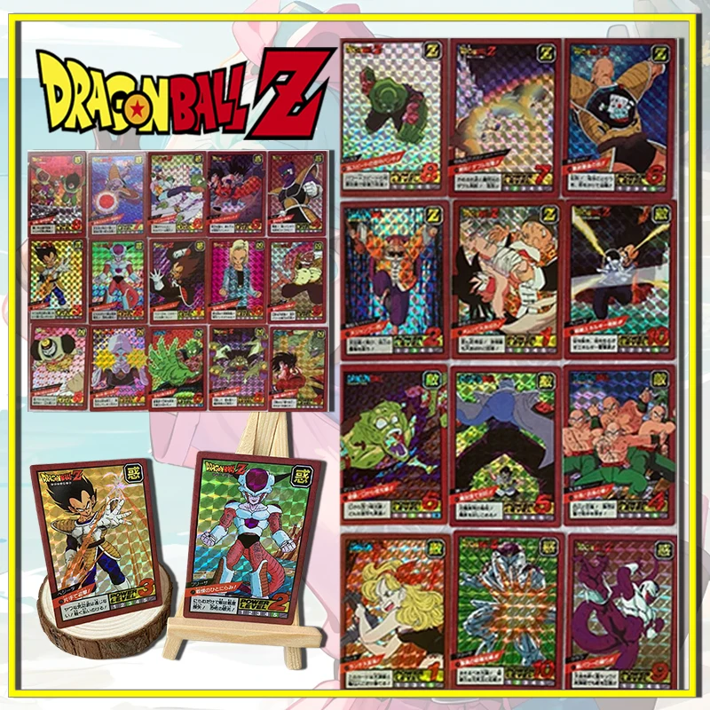 Anime Dragon Ball Fierce Fighting Chapter Ii Son Goku Pilaf Yamcha Piccolo Color Flashcards Game Collection Boy Birthday Gifts