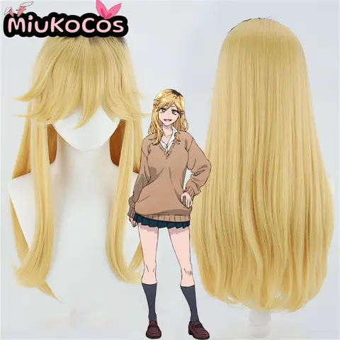 EN STOCK Seru Kikyo Cosplay peluca MiukoCosplay Anime llamada de la noche Cosplay