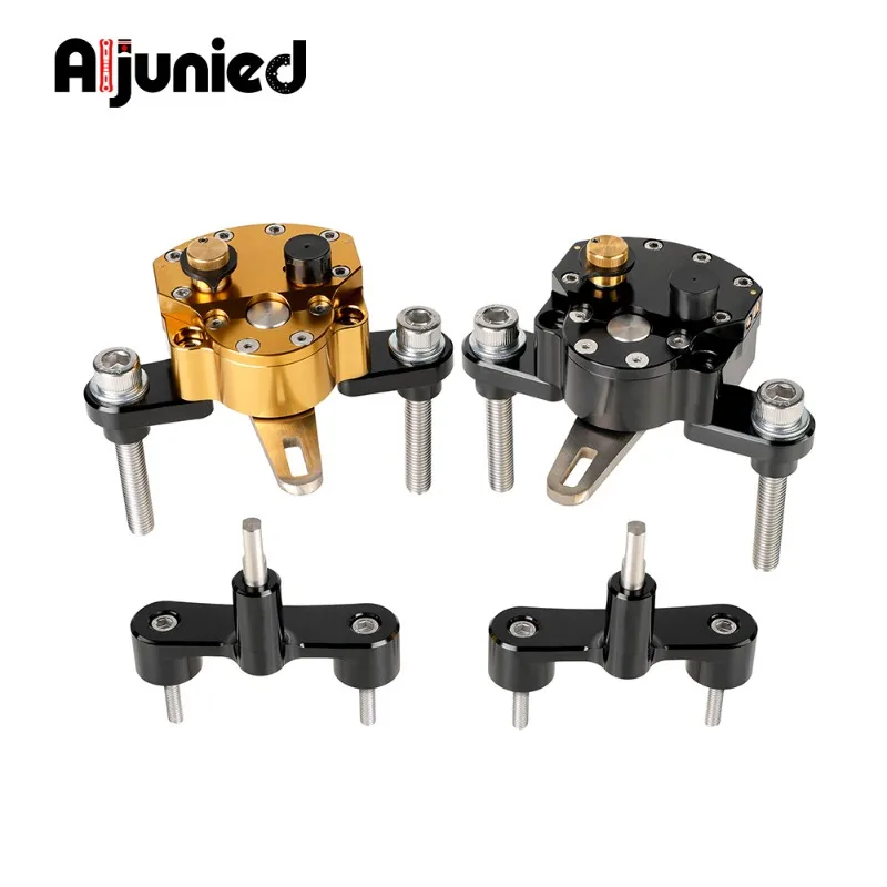 For Suzuki GSX1300R Hayabusa 2008-2020 Motorcycle Steering Damper Anti-Wobble Fixing Bracket Steering Stabilizer Buffer Kit
