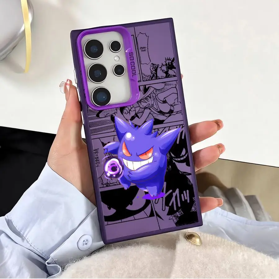 Pokemon Pikachu Gengar Cool Phone Cover Case for Samsung Galaxy S26 S25Edge S23 S24 FE S21 Note 20 Ultra S22 Ultra S20 FE S25