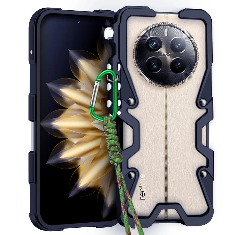 

Metal Aluminum bumper Shockproof back case For Realme 15 14T 14X,13,12 Pro Plus 14X 10,11,12 Pro ultra Cases Cover Bumper Coque