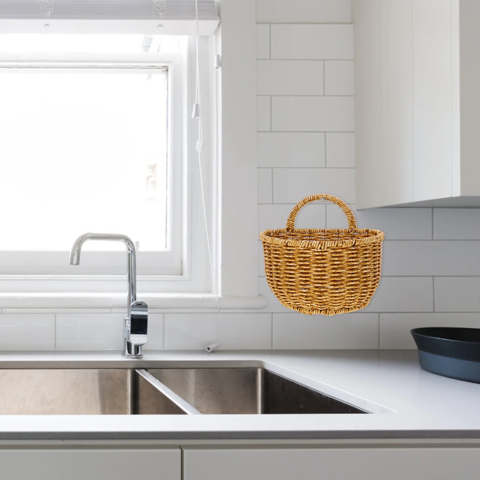 

Onion Kitchen Storage Basket Office Collapsible Laundry Baskets Pe Shelf Organizer Bins