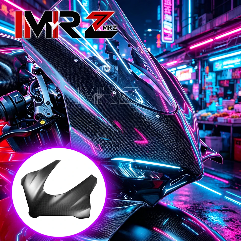 NEW Motorcycles Parts For Panigale V4 V4S 2025 100% Pure Dry Carbon Fiber Front Fairing Protection Guard Cover Accessories