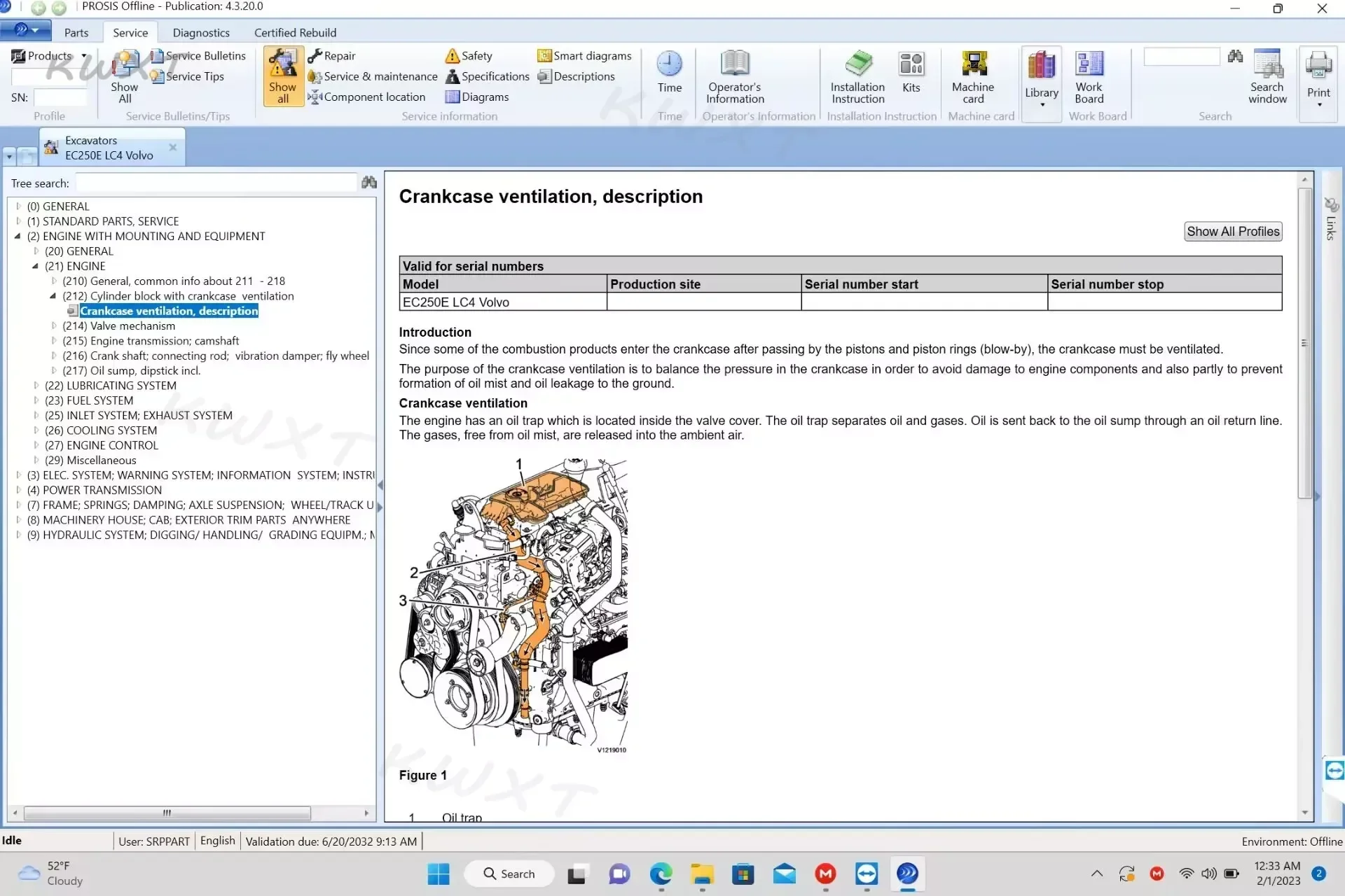 Vol-vo PROSIS peralatan konstruksi, suku cadang Offline katalog manual perbaikan & Penta Full bengkel Operator pemeliharaan