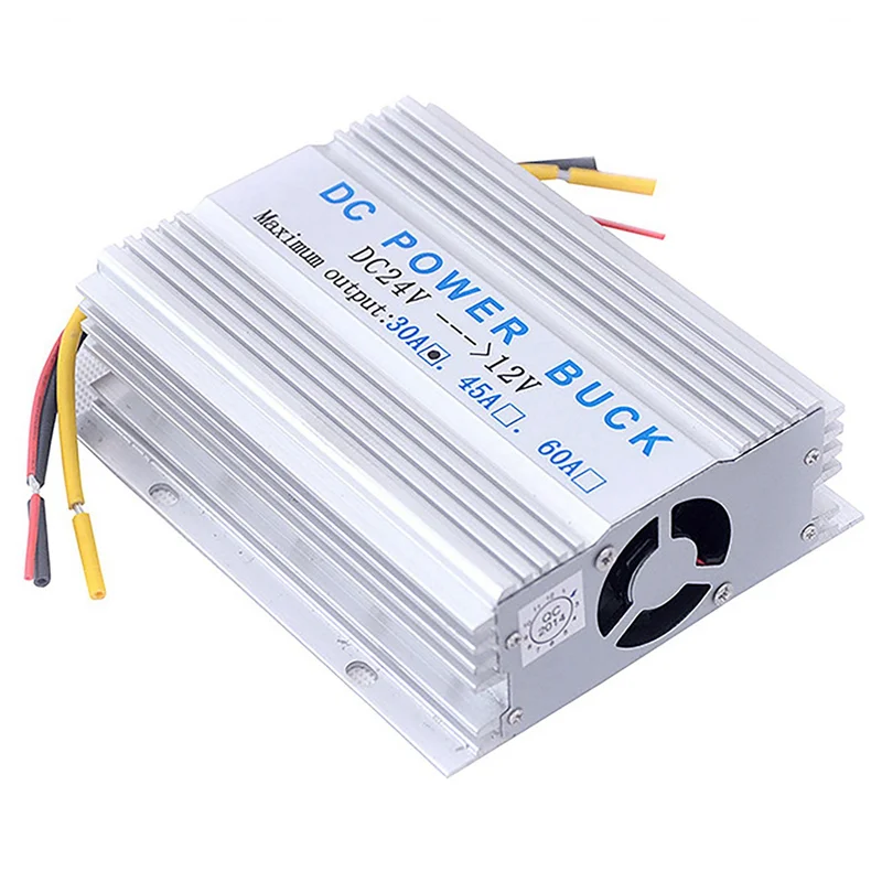

2X DC-DC Step Down Voltage Converter Power Supply Buck Regulator 24V To 12V 30A Volt Reducer Transformer For Car Stereo