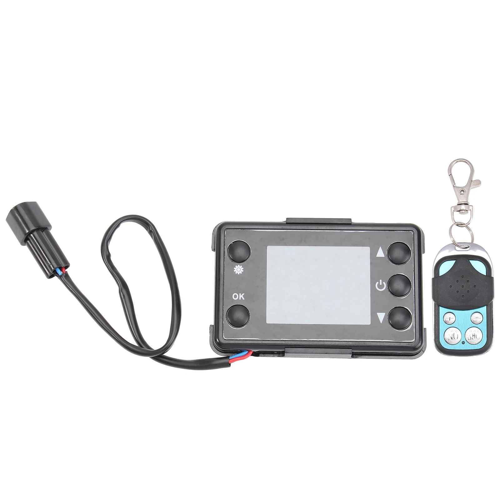 

Car Heater Controller LCD Monitor Portable Durable Long Lifespan Timing Start Stop Fuel Filling Manual Mode Time Setting