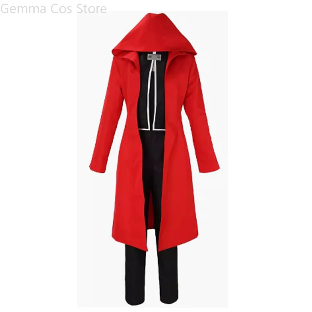 

Unisex Anime Cos Edward Elric Cosplay Costumes Uniform Dress Custom Size