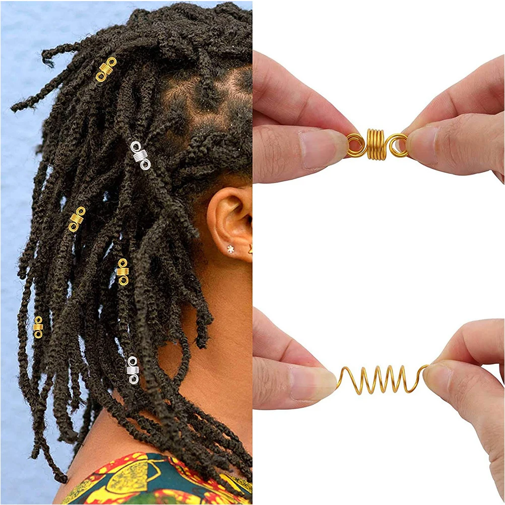 

Dreadlock Alloy Set Pendants Braiding Rings Cuffs Braids Beads Dreadlocks Accessories Clips Set Metal Cuffs Hair Jewelry Rings