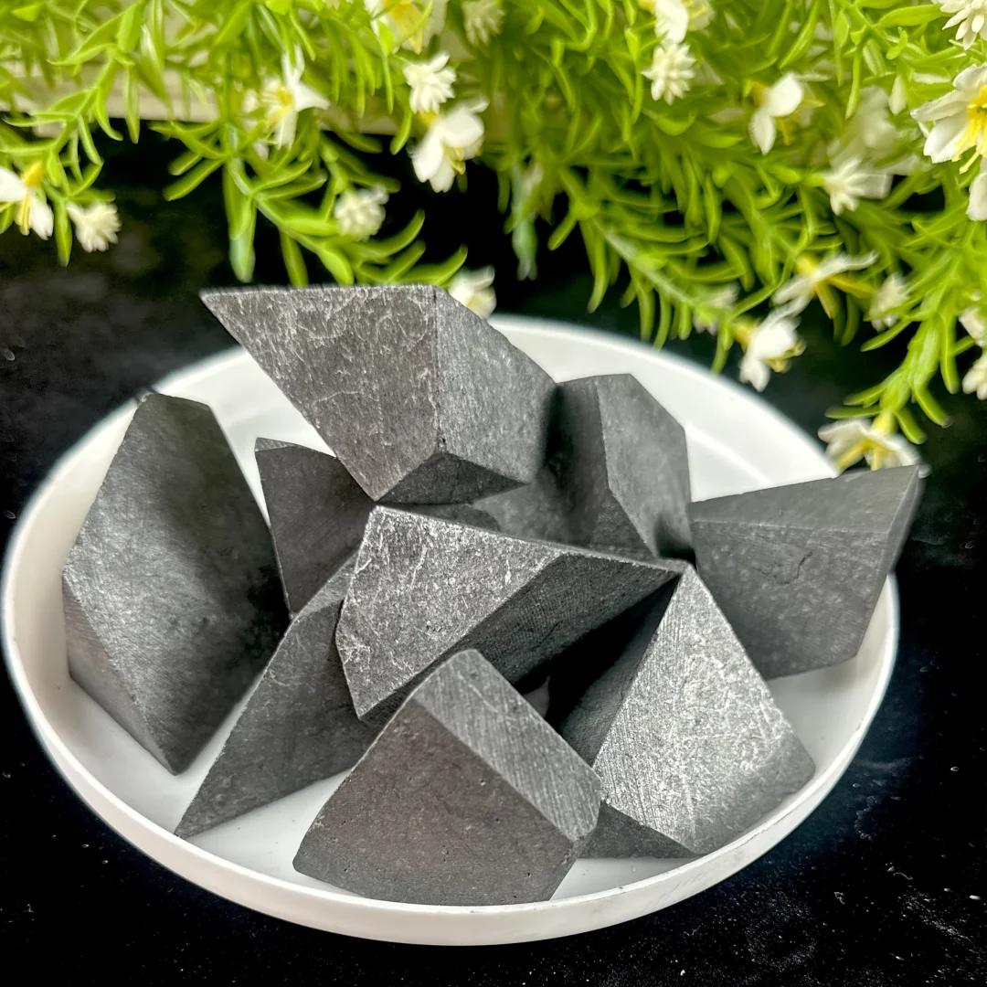 Rough Shungite Stones, Raw Shungite Stones Rock Real Shungite Stone, Natural Stones for Home, Holiday Decorative Stones