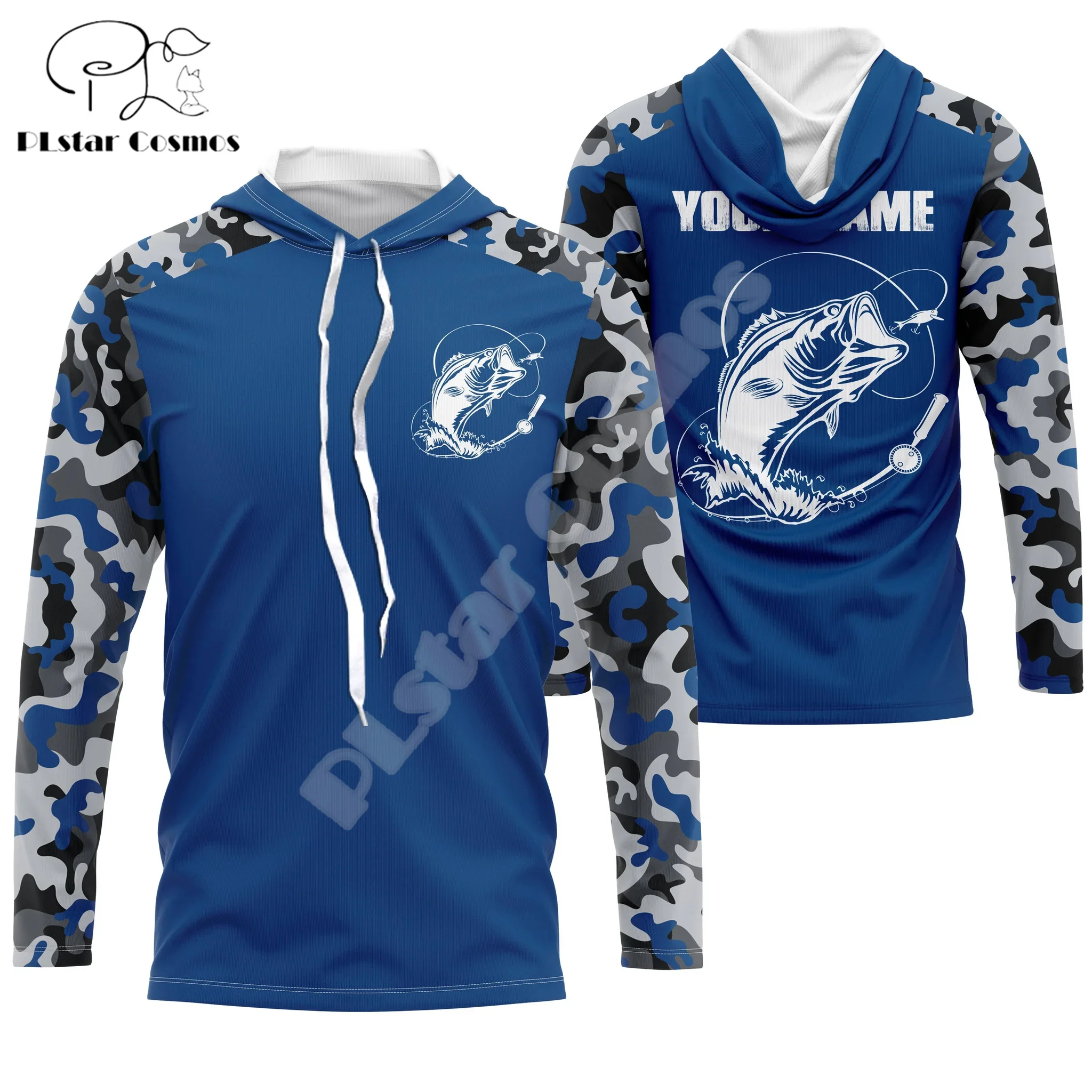 Custom Name Animal Fishing Mahi Graffiti Fish Tattoo Retro Tracksuit Vintage 3DPrint Pullover Harajuku Casual Hoodies Jacket J17