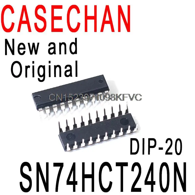 74HCT240 DIP-20 8 개의 버퍼/라인 드라이버 IC SN74HCT240N, 5 개, 재고 있음