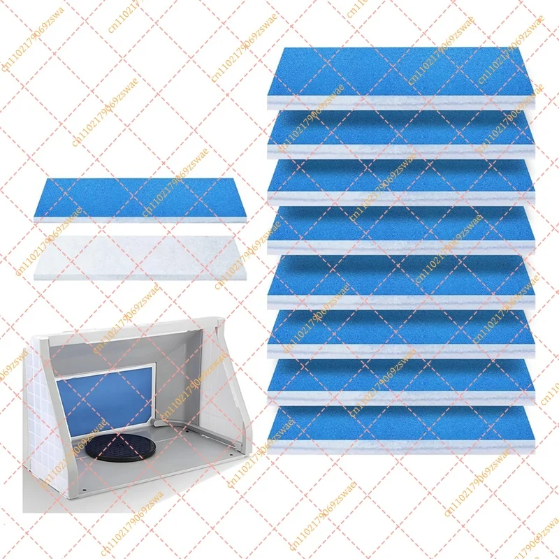 Double-Layer Airbrush Paint Booth Filters, 12 Pcs Filter Set for Hobby Spray Painting Booth