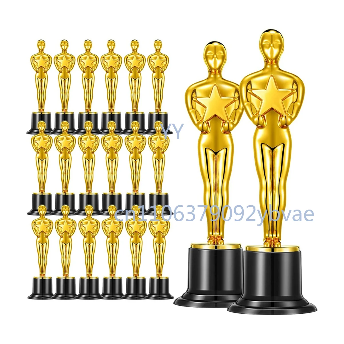 

20Pcs Gold Mini Trophy Cup Party Favors Celebration Awards Classroom Prizes