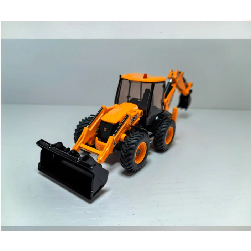 Diecast 1:50 Scale JCB 4CX Backhoe Loader Engineering Alloy Vehicle Toys Cars Model Classics Adult Souvenir Gifts Static Display