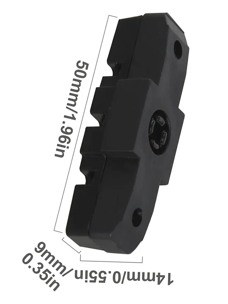 6 stücke/8 stücke Fahrrad Bremsbacken Für HS11/HS22/HS33 50mm Schwarz Brems Block V-bremsbelag Rennrad Zubehör