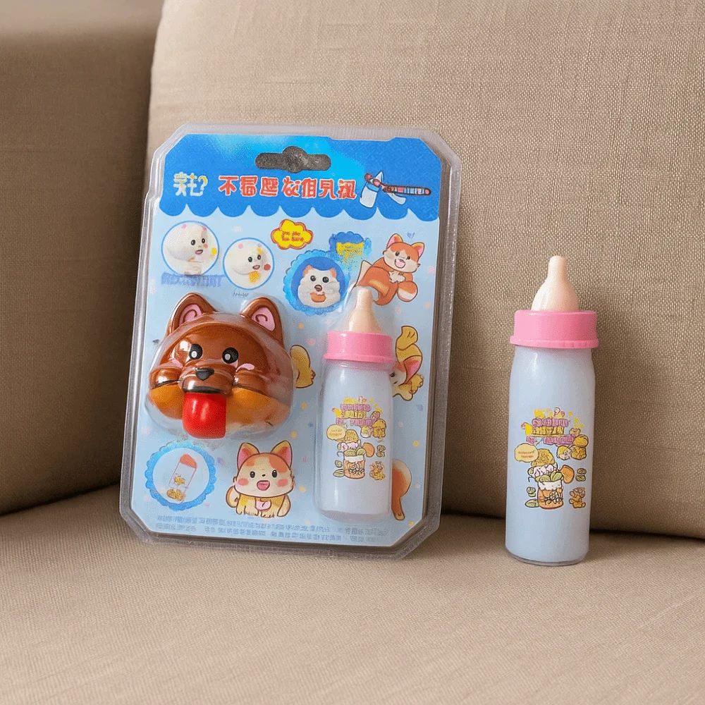 محاكاة زجاجات الحليب ولعب دور الكلب الناطق، لعب التظاهر للفتيات، التظاهر باللعب، تغذية الطعام، التعليم المبكر