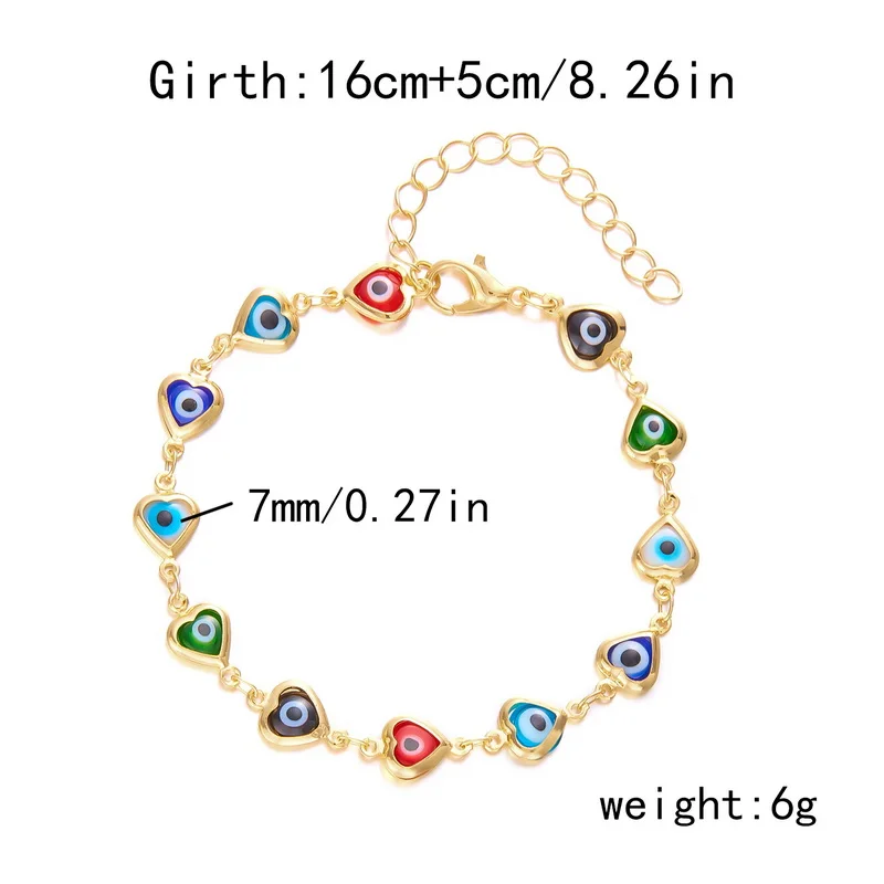 Vintage Gold Farbe Kette Armband für Frauen Elegante Schwarz Zirkon Herz Blume Kirsche Armband Hochzeit Party Mode Schmuck – Detail 12