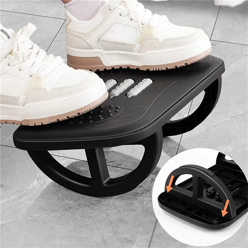 

WORTHOWN-Rocking Footrest Fordesk Comfortable Leg Rest Rocker Enhance Workspace Comfort A