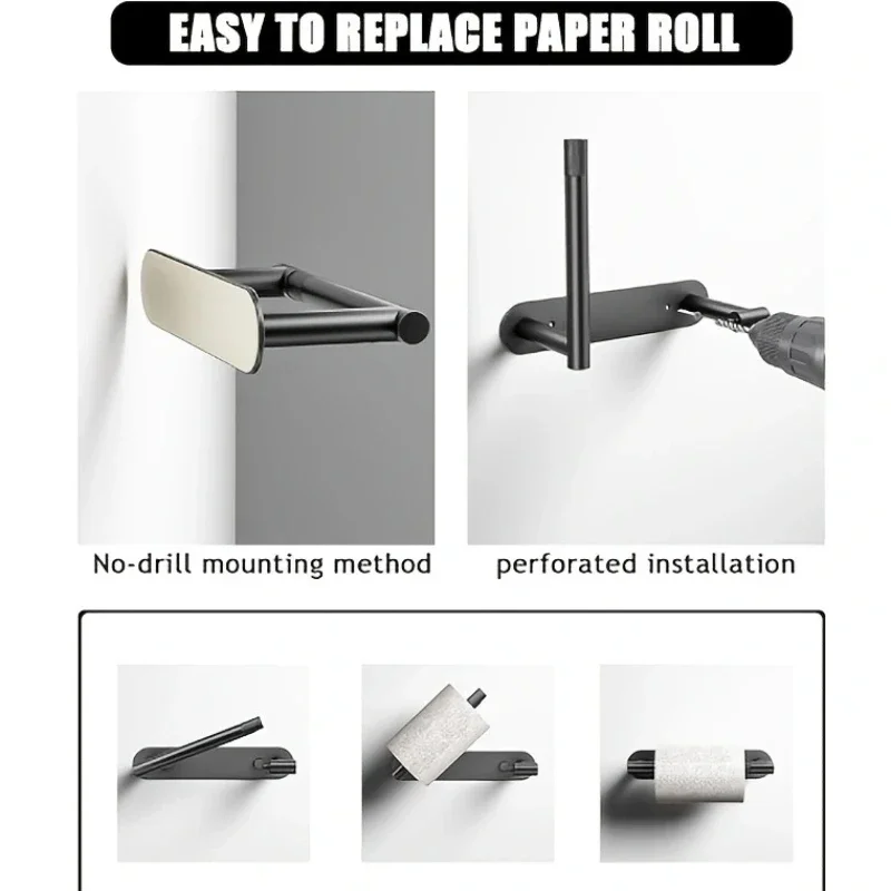 

Вешалка для полотенец из нержавеющей стали, держатель для бумаги для ванной комнаты и кухни