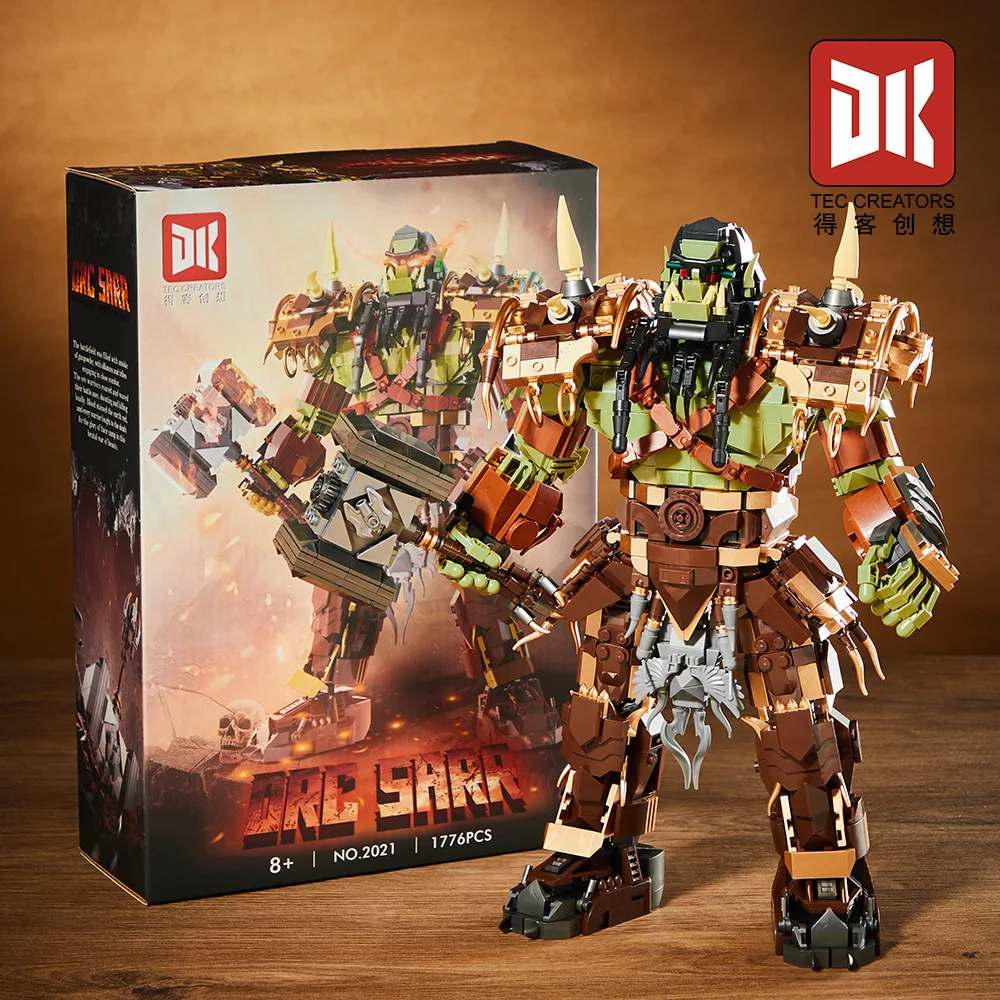 

В НАЛИЧИИ MOC Idea Orc Thrall Фигурка Строительные блоки Модель Монстр Кирпичи Сборка DIY Игрушки для детей Рождественский подарочный набор