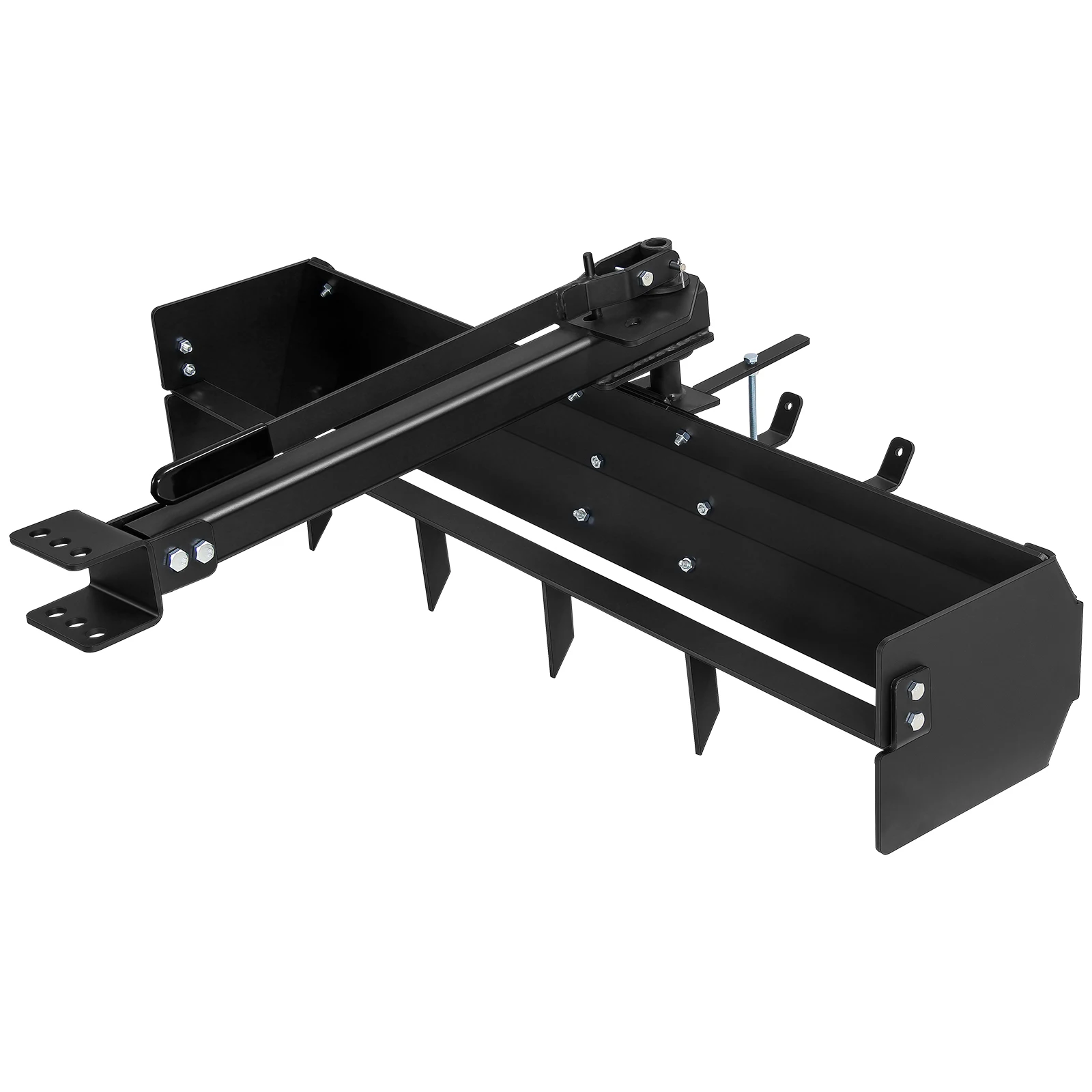 38inch / 42inch Tow Behind Box Scraper, Lawn Tractor Attachments with Tractor Box Blade Sleeve Hitch Tow Fit for ATV UTV