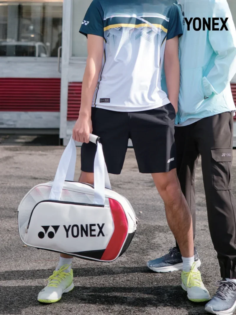 YONEX-Bolso de raqueta de bádminton para hombre y mujer, bolsa deportiva duradera, portátil, para pelota, primavera y verano, 2024