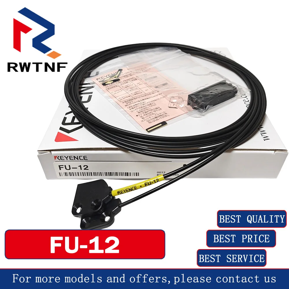 Brand New Genuine FU-12 KEYENCE optical fiber sensor, counter-penetrating type, spot stock