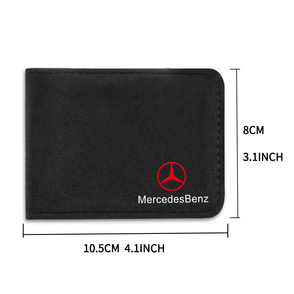 Leather Car Driving Documents Case Credit Card Holder for Mercedes Benz AMG A B C E R G Class GLK CLA GLB GLC GLA W176 W212 W204