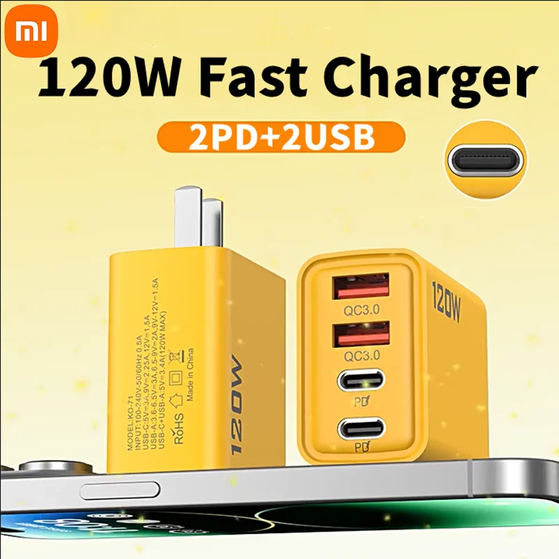 Original Xiaomi 120W 67W Charger Gan ES US Hyper Fast Charging Adapter Type C Cable Mi 13T 12T Redmi Note 13 12 Pro Plus 5G