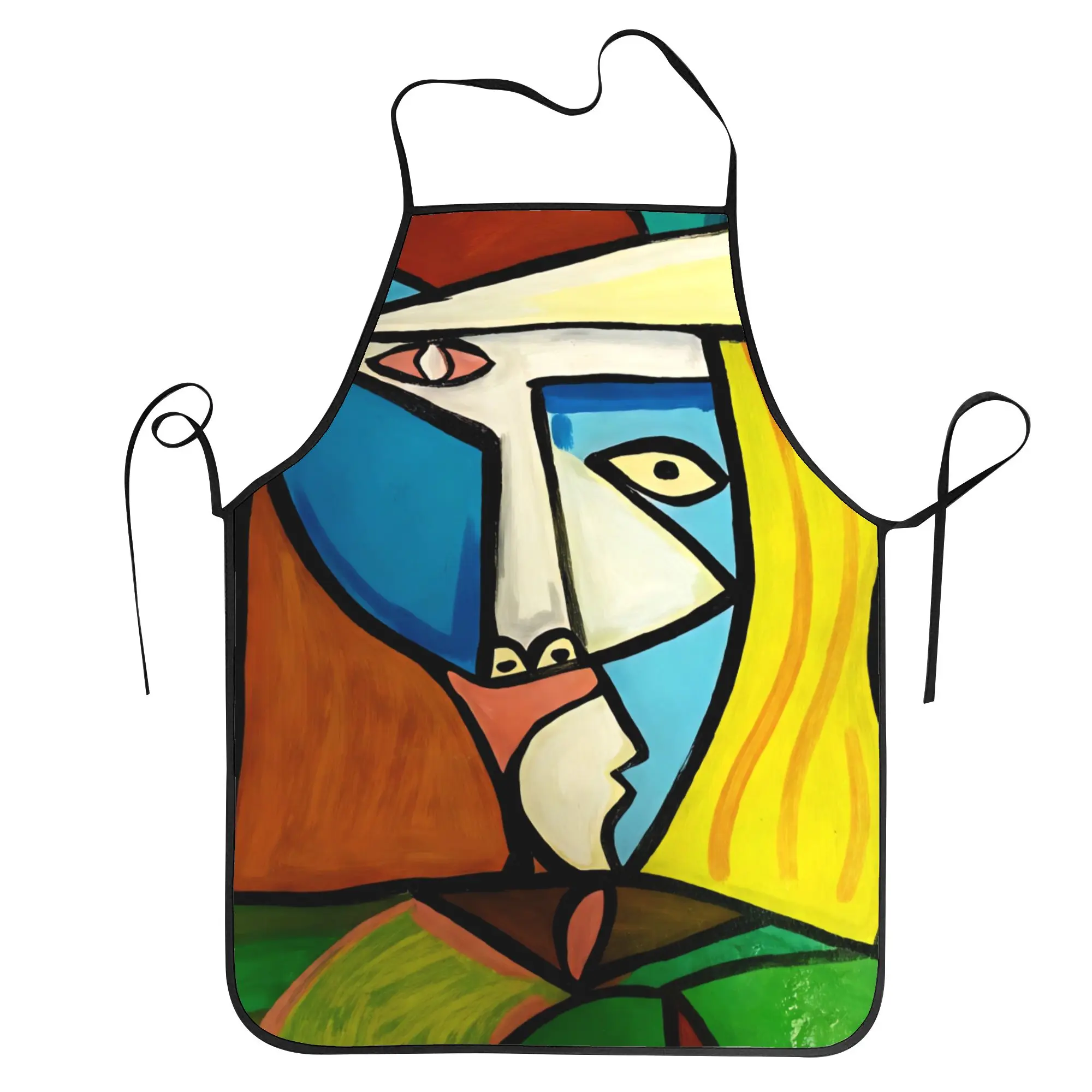 

Фартук с изображением произведений искусства Пабло Пикассо, модный фартук без карманов для парикмахеров, дома, кухни, уборки