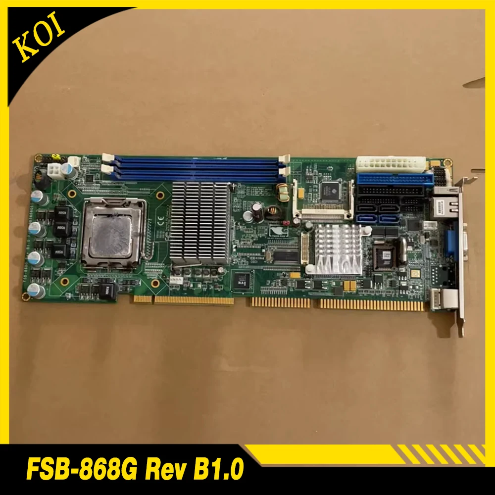

Материнская плата компьютера промышленного управления FSB-868G Rev. B1.0 P/N: 1907868 Один сетевой порт G11