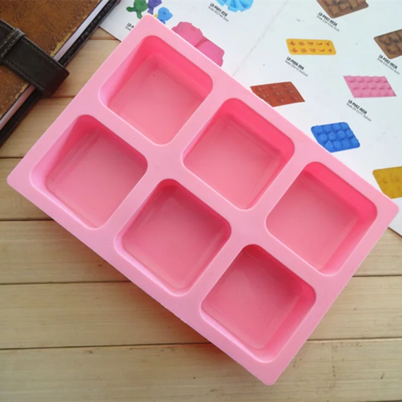 Square Silicone Cake Molds Cereal Molds Mousse Cheese Chocolate Soap Molds Ice Cube Shapers Diy Baking Supplies