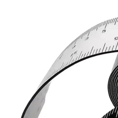Magnetic Flexible Scale Double Sided Ruler ABS Soft Cuttable Tape Measure For Workshop Machine Tool Workbench Positioning And Ma
