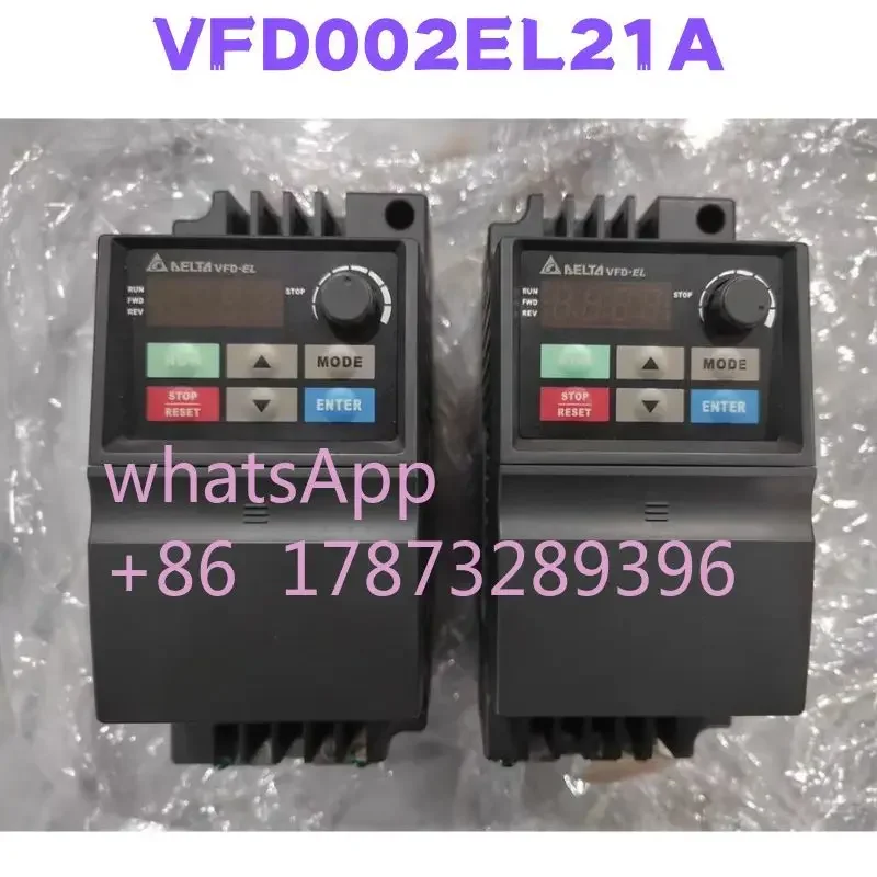 

Second-hand VFD002EL21A Inverter Tested OK