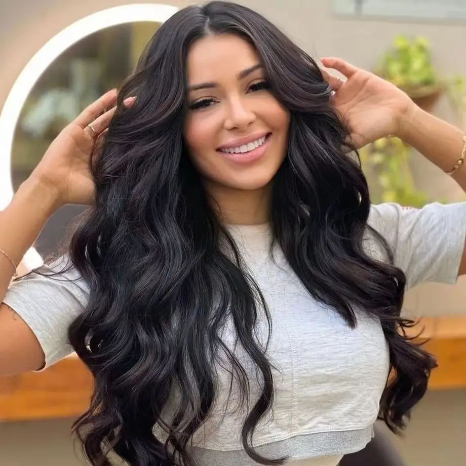 HD Lace Front Perücken aus Echthaar, Body Wave, 13x4, 250 Dichte, vorgezupft, natürliche Farbe, brasilianische Echthaarperücken 5x5