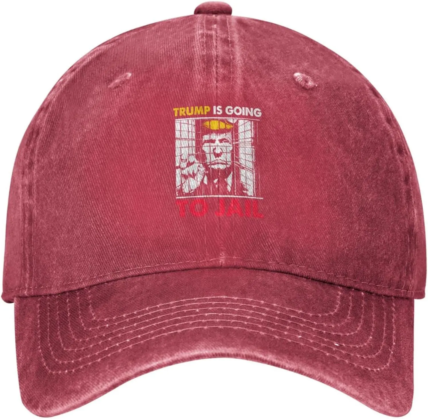 Traitor Trump is Going to Jail Baseball Caps Mans Women Cowboy Hats Adjustable Washable Dad Hats