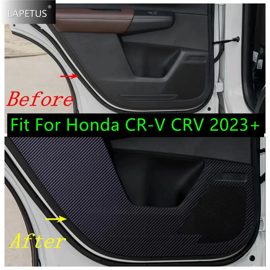 

Car Accessories Door Anti Kick Film Side Edge Protective Pad Carbon Fiber Stickers Cover Decor Fit For Honda CR-V CRV 2023 2024