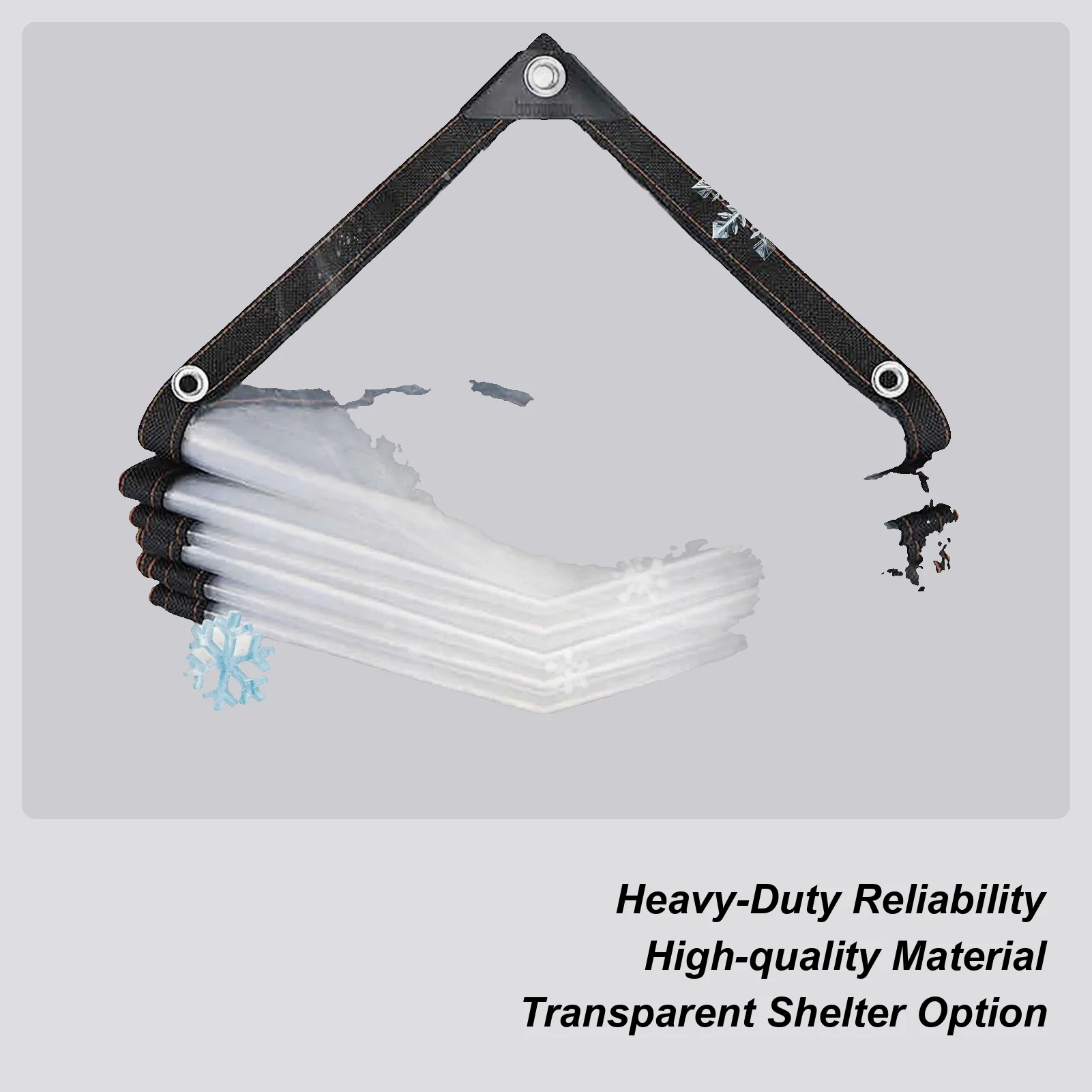 

Прозрачный брезент, водонепроницаемый сверхпрочный прозрачный брезент, садовый прозрачный чехол для патио, крыльца, сада, теплицы, укрытие