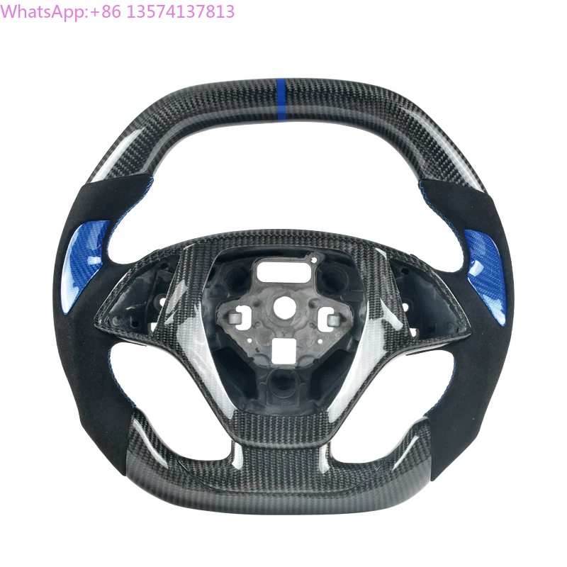 

Personal Tailor Suede Leather Carbon Fiber Steering Wheel for Camaro 2016