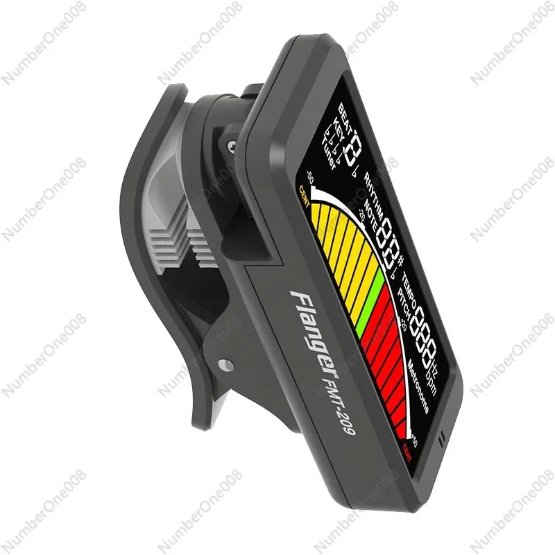 FMT-209 Sintonizzatore per schermo a colori super grande Metronomo per chitarra elettrica, basso, violino