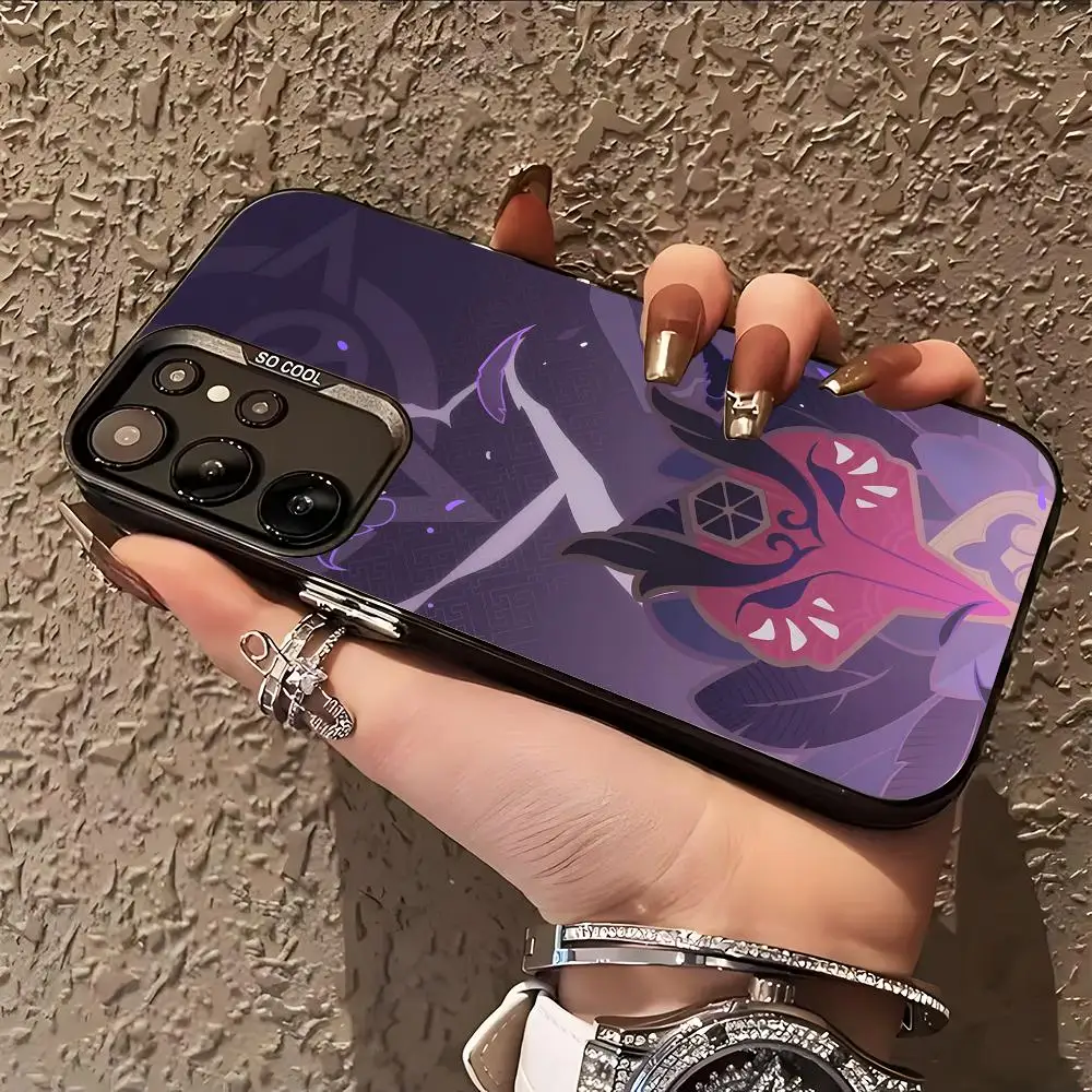 Game GI Kujou Sara Phone Case for Samsung Galaxy A57 56 55 54 52 37 36 35 34 27 26 25 17 16 5G Colorful Silver Cover