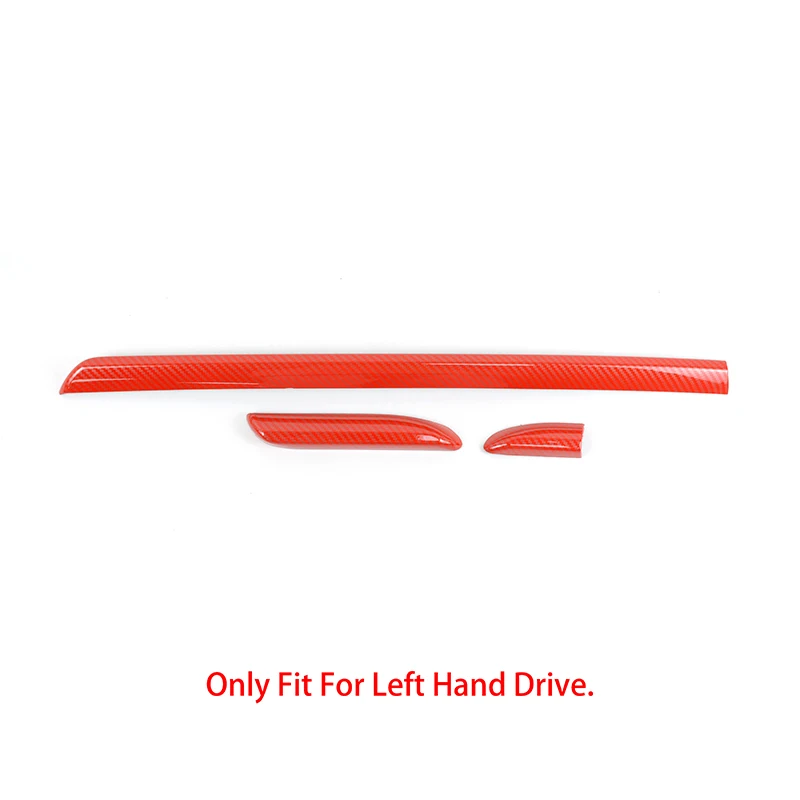 الكربون الملمس لوحة القيادة زخارف اللوحات شرائط الكسوة لأودي A3 8 فولت 2013-2020 باب السيارة غطاء الزخرفية الملحقات الداخلية #5