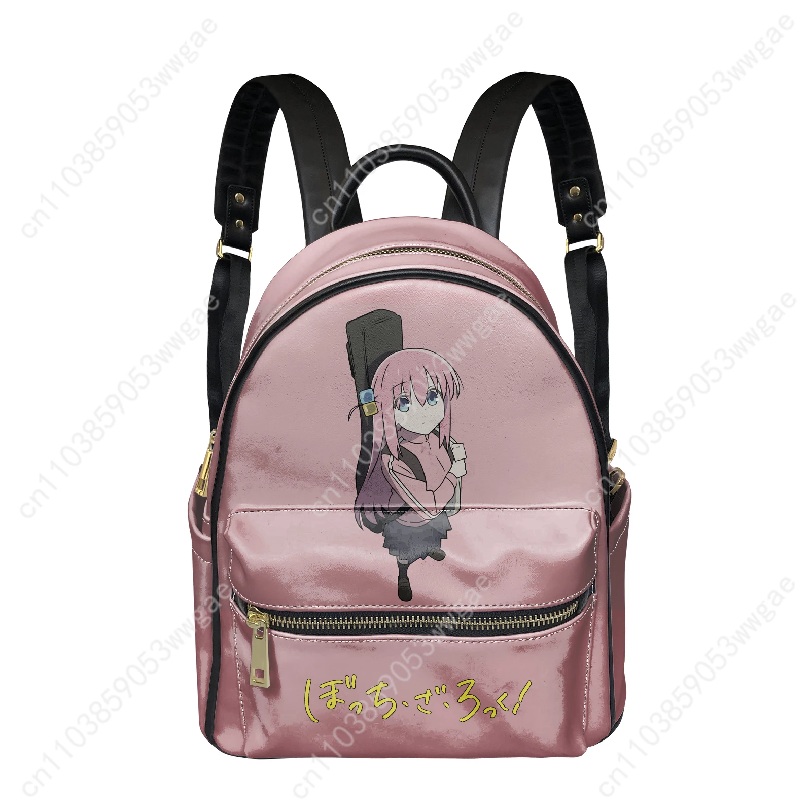 Bocchi the Rock Backpack Women Man Knapsack Custom Text Image Double Shoulder Bag Business Travel Bookbag Rucksack Gift Daypack