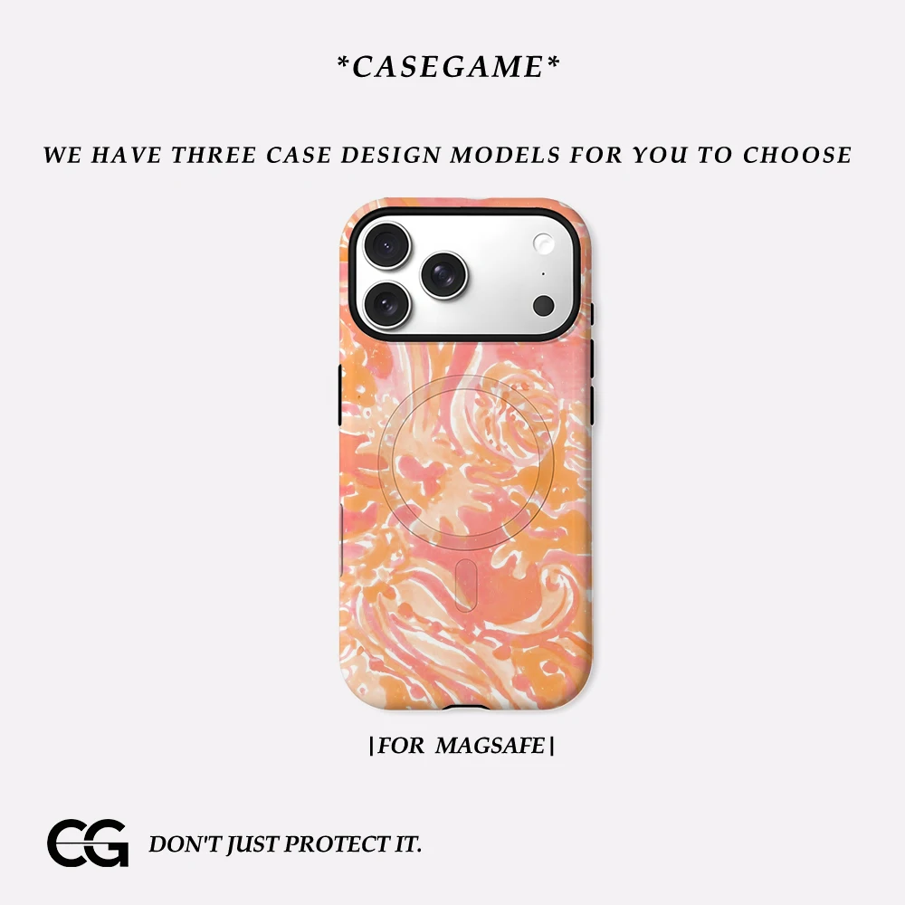 Coral Swirls Phone … - image