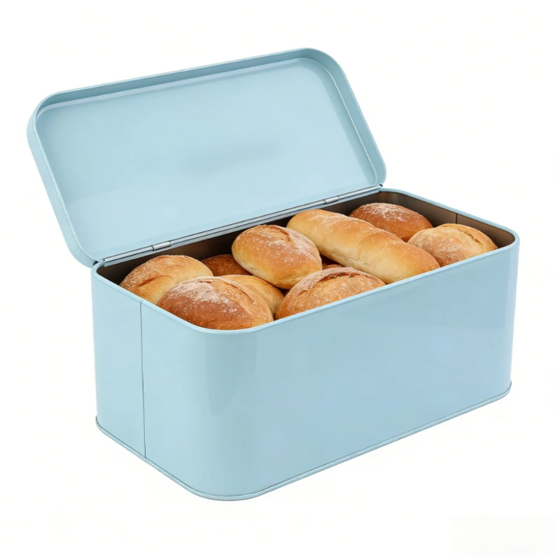 

Новая ретро-металлическая хлебница, прочный контейнер для хранения хлеба, емкости для хранения продуктов для кухни, железный бытовой контейнер для еды