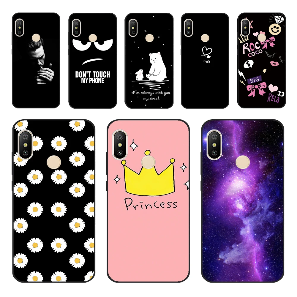 For Xiaomi Redmi Note 6 Pro Case Silicone Redmi 6 Pro Soft TPU Cover Phone Case For Xiaomi Redmi 6 Case Note6 6Pro Cover Coque